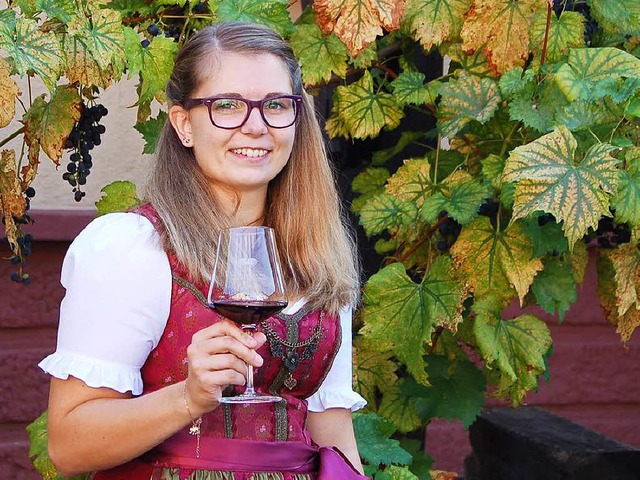 Die neue Ortenauer Weinknigen: Hanna Muler aus Berghaupten  | Foto: hr
