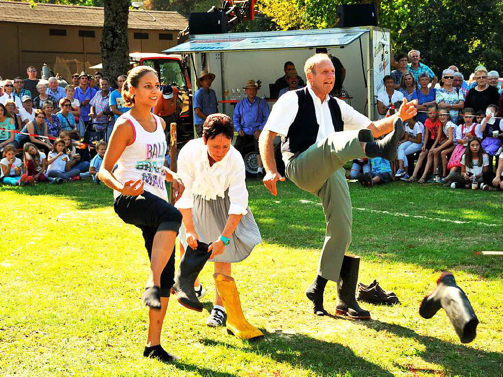 Bei der Bauernolympiade gibt es keine Verlierer, Spa und Gaudi stehen im Mittelpunkt.