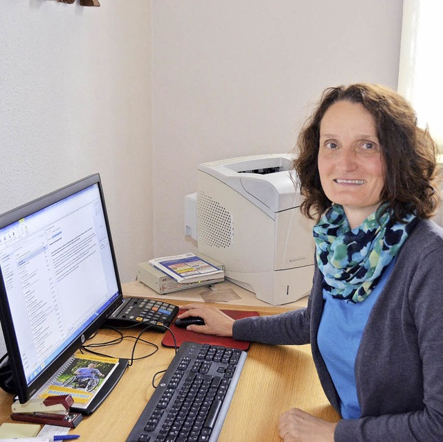 Claudia Beha ist seit 1. Juli Flchtlingsbeauftragte der Stadt Lffingen.   | Foto: M. Wunderle