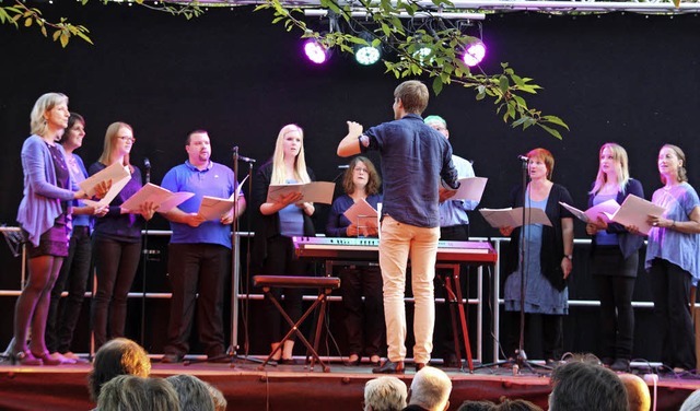 &#8222;Sing&#8220; lautet seit jeher d...er anderem der gemischte Chor MixTett.  | Foto: Christine Aniol