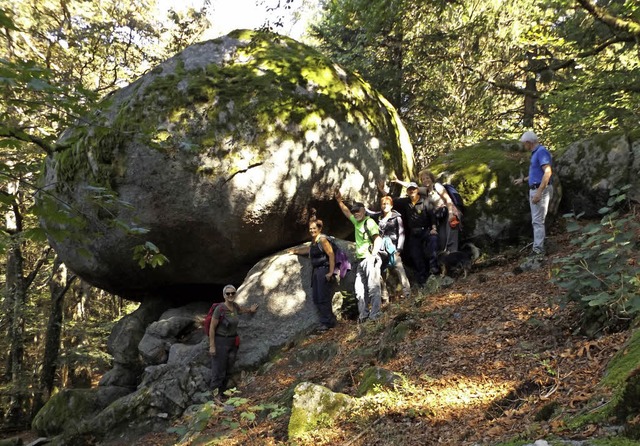 Der imposante Solfelsen bei Jungholz i...ad Sckingen des Schwarzwaldvereins.    | Foto: Wolfgang Adam