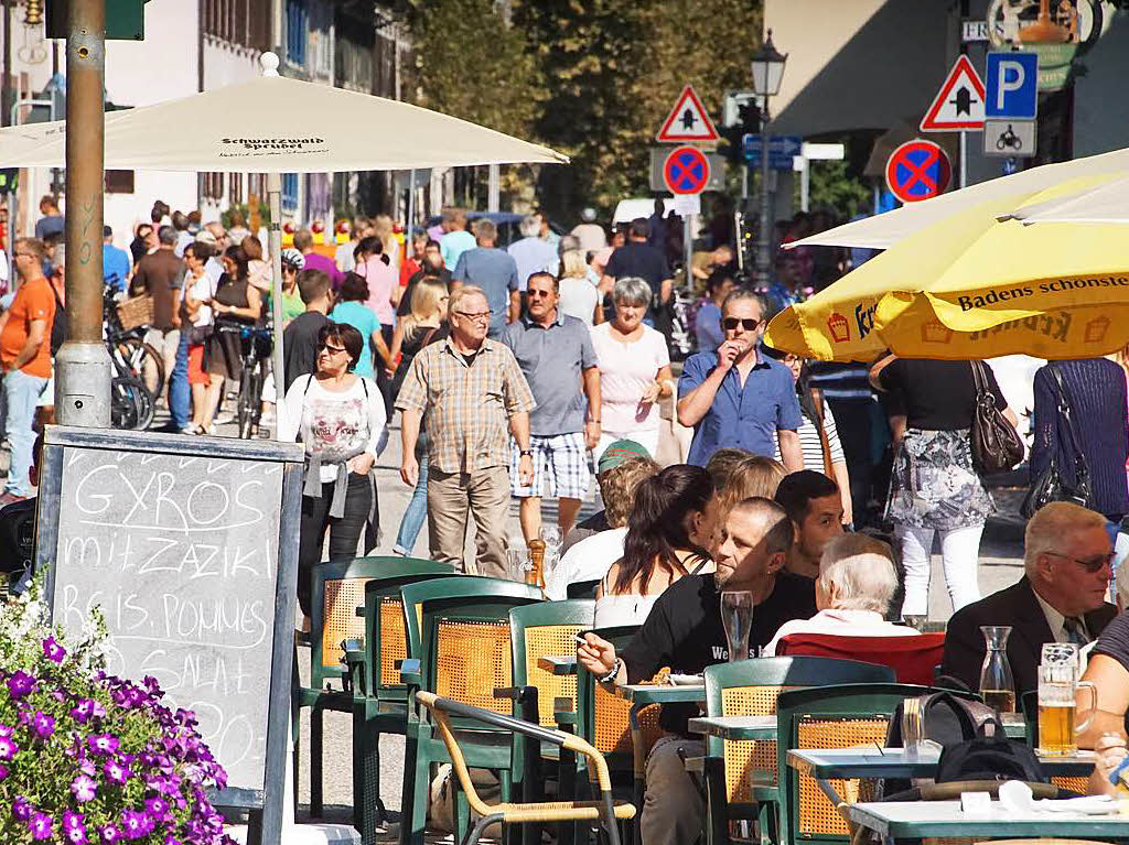 Herbstmarkt in Kenzingen mit verkaufsoffenem Sonntag in der Innenstadt