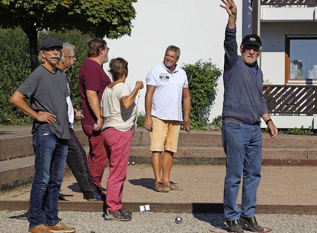 Wurfsicher prsentierten sich die Bouler nicht nur zum Ausklang der Saison.   | Foto: H.-J. Hege