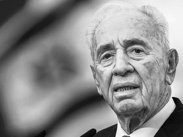 Trauer um einen groen Staatsmann: Schimon Peres ist tot.  | Foto: dpa