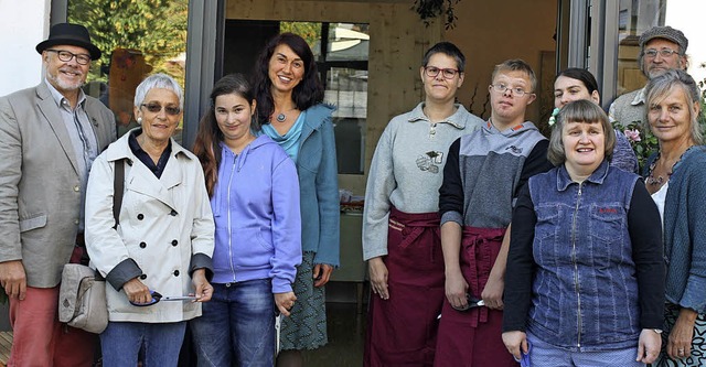 Feierliche Erffnung der &#8222;Textil...chen und Mitarbeitern. Foto: Ines Bode  | Foto: Ines Bode