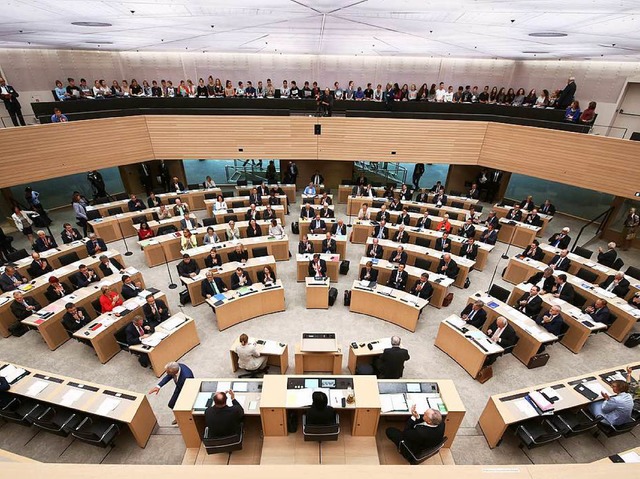 Der Landtag will keine Bhne fr Schauspielauffhrungen der AfD sein.   | Foto: dpa