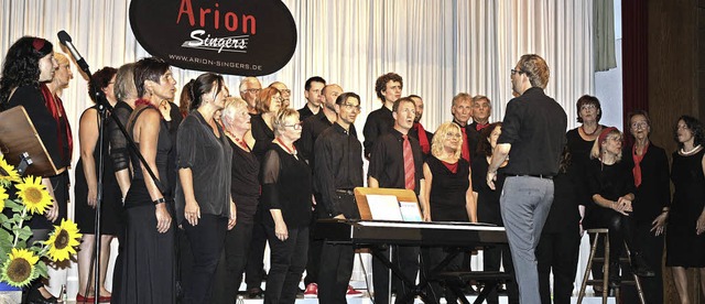 Die Arion Singers luden zum Konzert ins Pfarrzentrum Waldkirch ein.  | Foto: Fotos: Karin Heiss