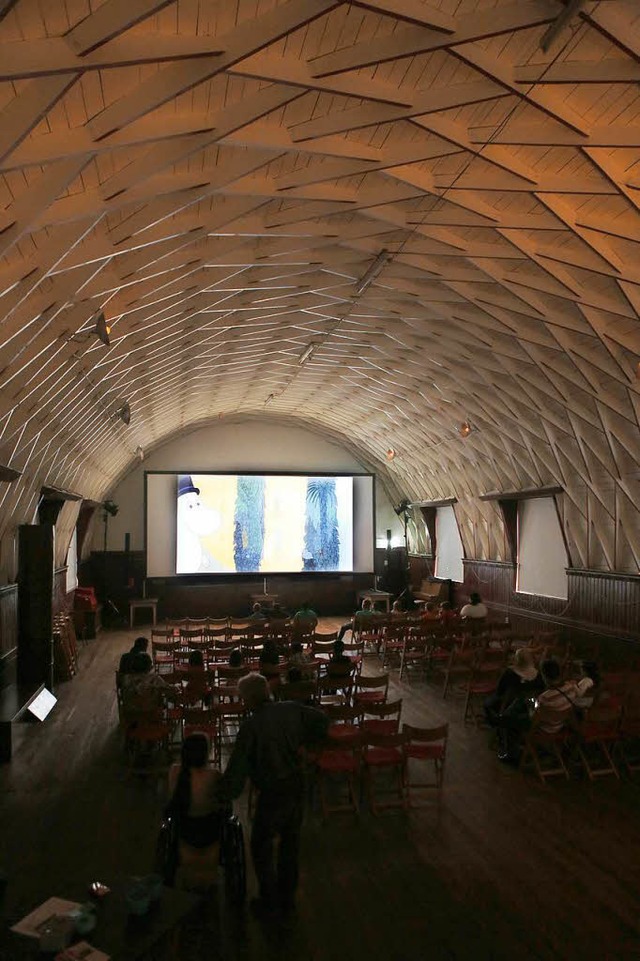 Die Tontechnik im Lwensaal ist nicht ... der einzigartigen Kuppelkonstruktion.  | Foto: Christoph Breithaupt