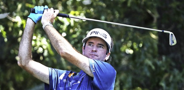 Schwingt nicht nur den Golfschlger, s...iegsvokabular beim Ryder Cup einfhrt   | Foto: AFP