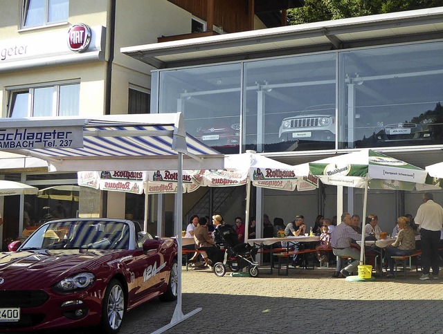 Jubilum feierte das Autohaus Schlageter in Mambach.   | Foto: privat