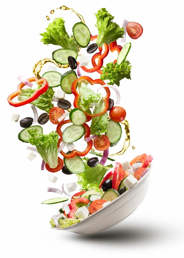 Rein vegetarisch: ein Salatteller  | Foto: Iaroslav Danylchenko phoographer
