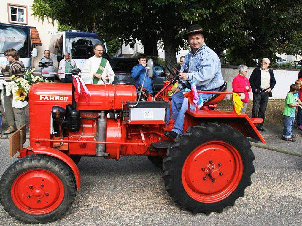 Ein Augenschmaus: Der Erntedankumzug in Niederwihl