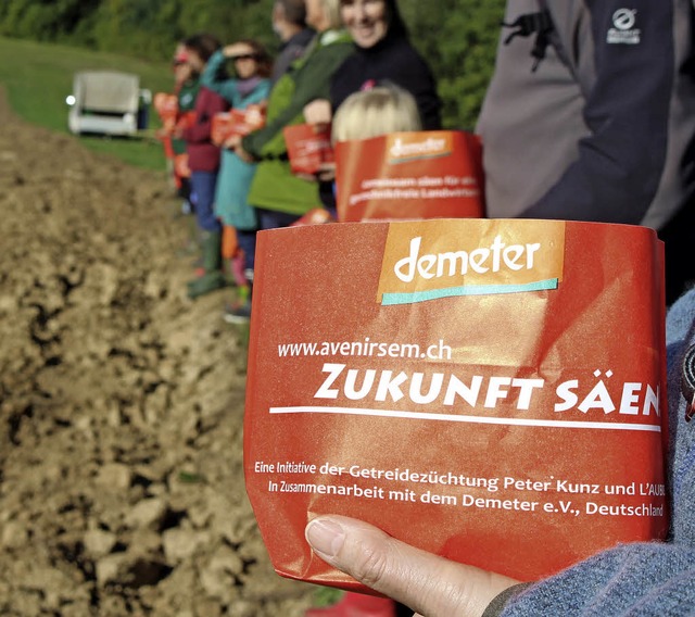 Jeder hat es selbst in der Hand, eine ...kfreie Landwirtschaft zu untersttzen.  | Foto: Anja Bertsch