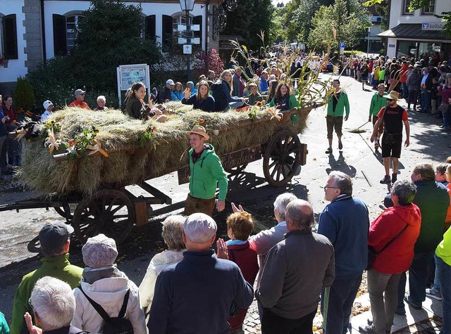 Die Landjugend Hchenschwand whlte f...agen das Thema: Landwirtschaft frher.  | Foto: Stefan Pichler