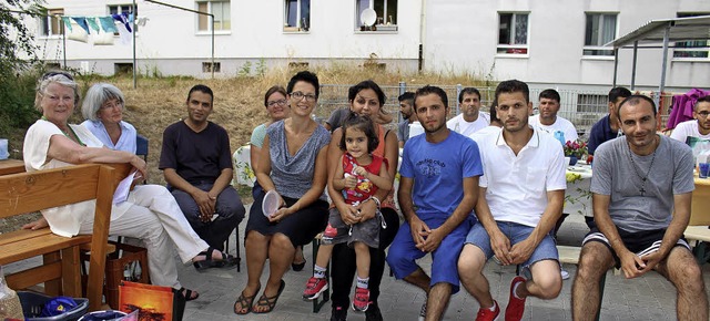 Schon im vergangenen Jahr haben sich z...Heute leben rund 320 Flchtlinge dort.  | Foto:  Susann Klatt D'Souza