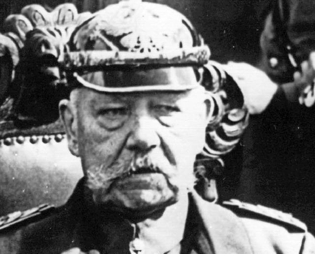 Paul von Hindenburg   | Foto: dpa