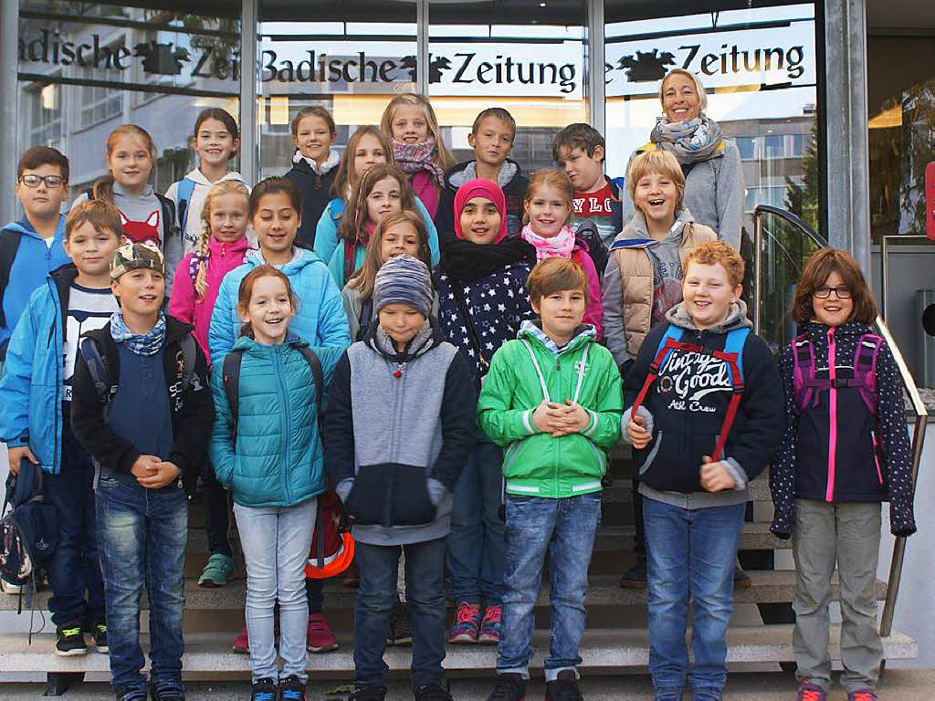 Klasse 4a der Johann-Heinrich-von-Landeck-Schule Bad Krozingen