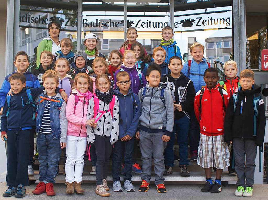 Klasse 4b der Johann-Heinrich-von-Landeck-Schule Bad Krozingen