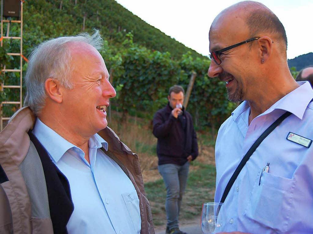 Peter Wei, MdB (links), mit Berthold Nopper.