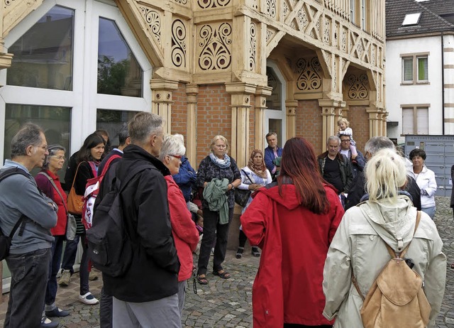 Vor dem Tabakschopf Ringwald  | Foto: Georg Vo