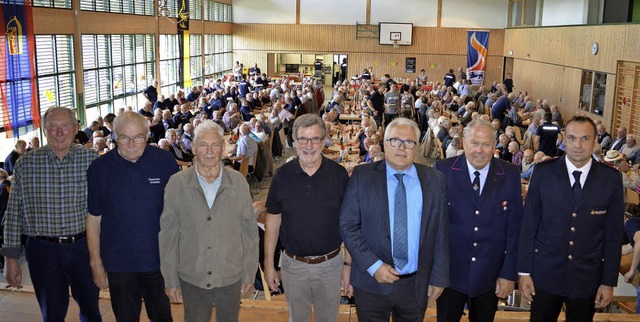 Kreis-Seniorentreffen der Feuerwehren ...er, Egon Schneider und Marcus Berger.   | Foto: Sandhya Hasswani