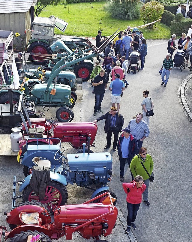 Das Welmlinger Treffen lockte viele Bulldogfans.  | Foto: Rolf Mck