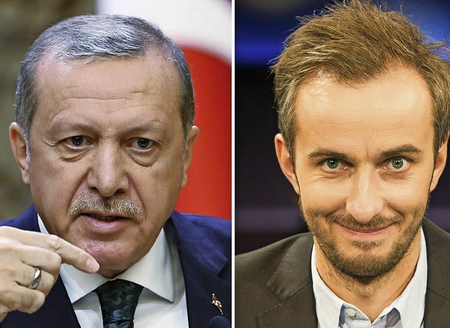 Erdogan (l.), Bhmermann   | Foto: dpa