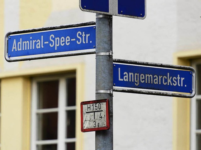 So mancher Straenname in Freiburg ist...stbe fr Umbenennungen gibt es nicht.  | Foto: Ingo Schneider