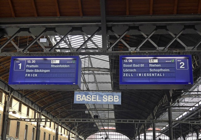 Die Halle ber den Gleisen des Bahnhof... wurde zwischen 1902 und 1904 erbaut.   | Foto: Daniel Gramespacher