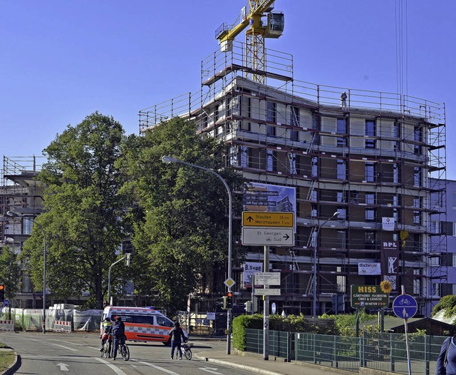 Auch in Vauban wchst die Zahl der Url...Ecke Merzhauser Strae/Wiesentalstrae  | Foto: Michael Bamberger