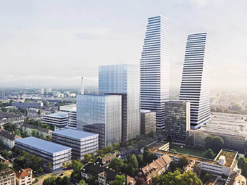 Roche-Konzern will zweiten Turm in Basel bauen - Basel - Badische Zeitung