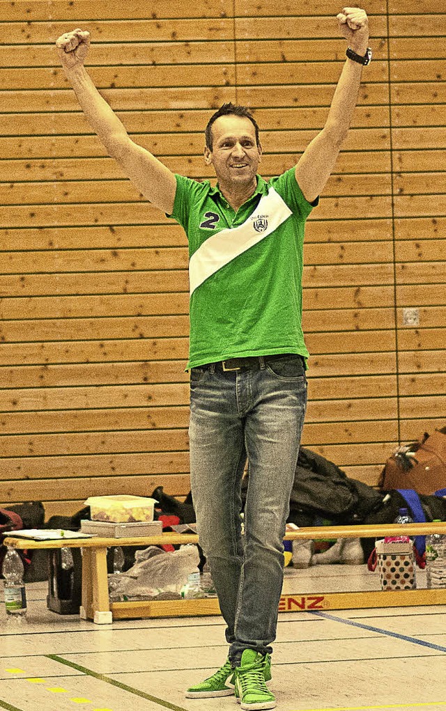 VfR-Trainer Jrg Stumbck hat Freude bei seiner Arbeit.     | Foto: Kreienkamp