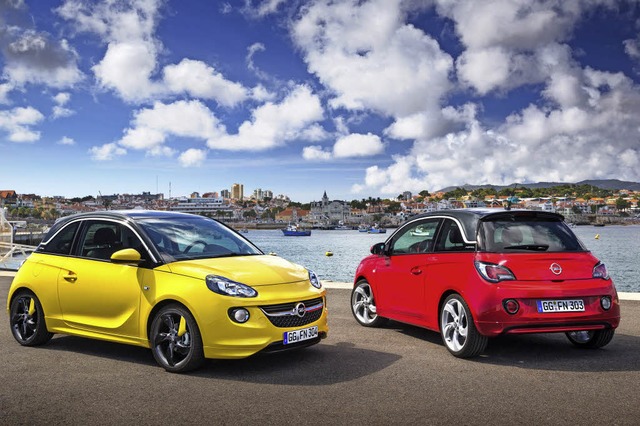 Bunte Palette: Nicht nur der Opel Adam mag es farben- und abwechslungsreich.  | Foto: GM Company/Axel Wierdemann