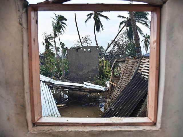 Im Karibikstaat Haiti ist die Zahl der...222;Matthew&#8220; weiter angestiegen.  | Foto: AFP