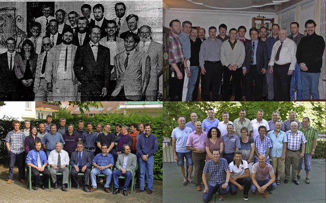 Die Mitglieder der Hand-in-Handwerker von 1991 bis 2016   | Foto: Hand-in-Hand-Werker/Sabine Arnold