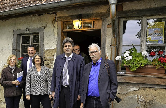 Gemeinsam vor dem und fr das  Zechenw... Frdervereinsmitglied Albin Greiner    | Foto: Michael Gottstein