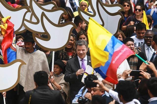 Kolumbiens Präsident Santos erhält Friedensnobelpreis