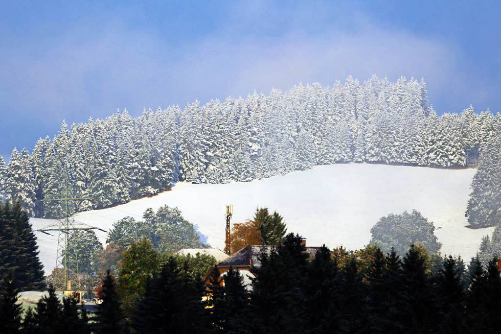 Im Schwarzwald ist der erste Schnee gefallen Feldberg Badische Zeitung