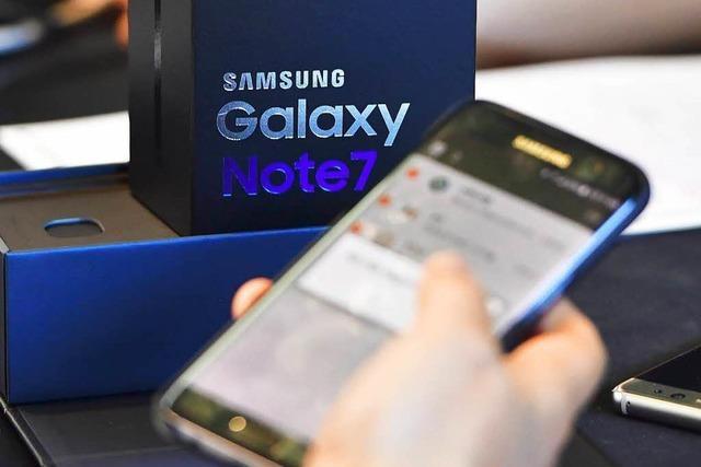 Samsung setzt Produktion des Galaxy Note 7 aus