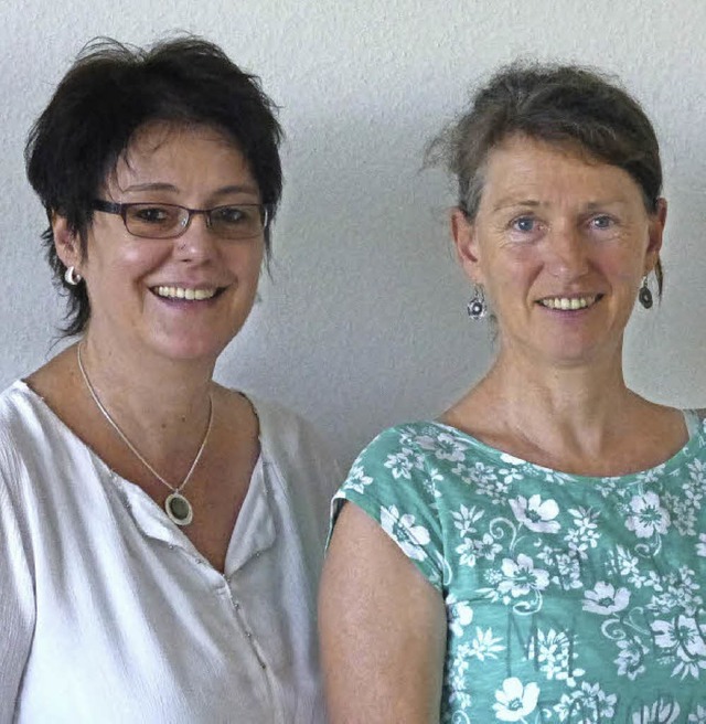 Ulrike Meister (links) und Heike Ostrowski  | Foto: Andrea Gallien