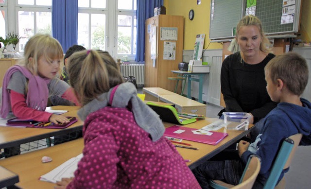 Vom Lernen in der Inklusionsklasse pro...ist Rebecca Wunderle-Weber berzeugt.   | Foto: Jrn Kerckhoff