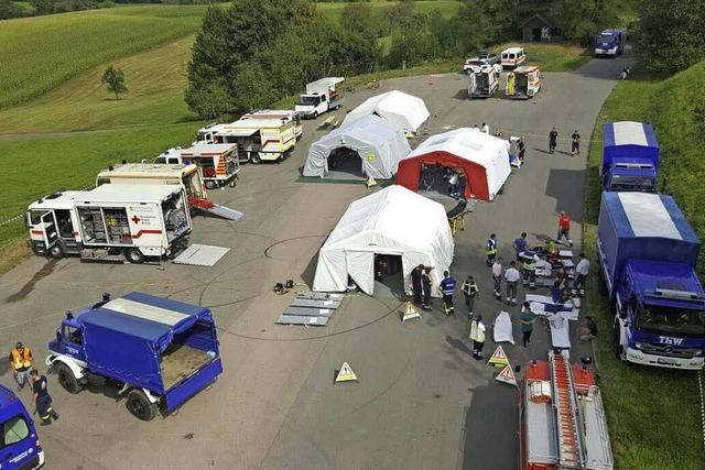 Feuerwehr rettet ein ganzes Zeltlager