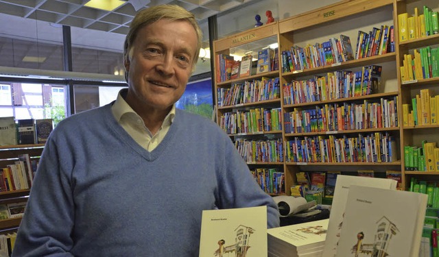 Reinhard Bentler stellte in der Buchhandlung Brand sein Werk vor.    | Foto: Max Schuler