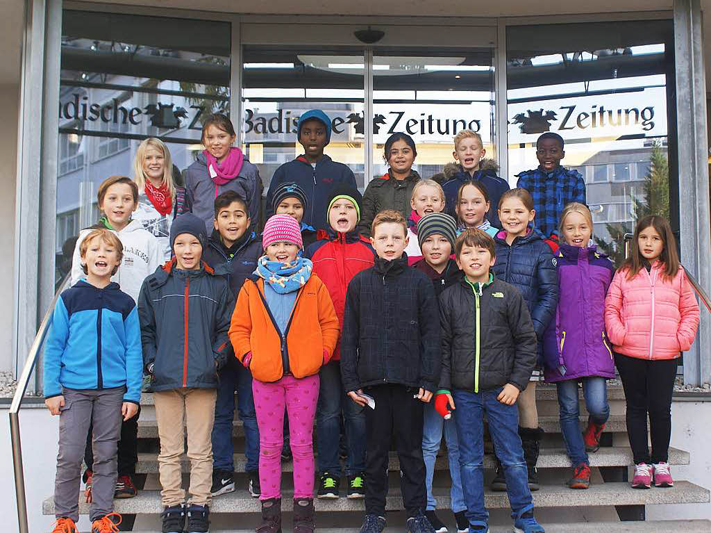 Klasse 4a der Schneeburgschule Freiburg