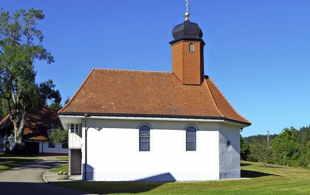 Die Schellenbergkapelle wird im kommen...oche wieder im Mittelpunkt der Chilbi.  | Foto: Wolfgang Adam