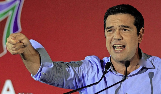 Die Fhrungsrolle von Syriza-Chef Tsipras ist unumstritten.   | Foto: dpa