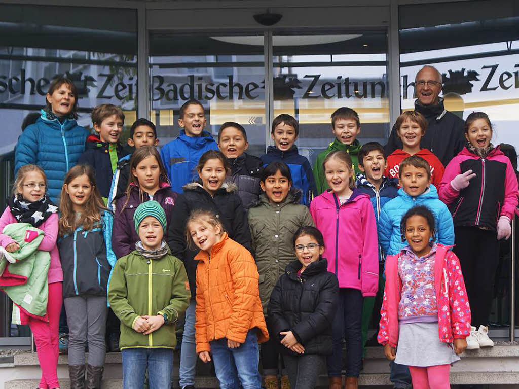Klasse 4a der Anne-Frank-Grundschule Freiburg