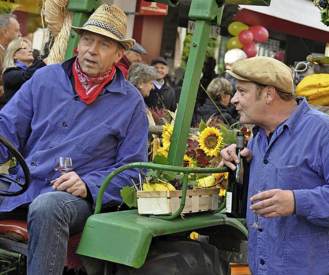 Der traditionelle Erntedank- und Brauc...e des Ihringer Herbstausklanges sein.   | Foto:  Kai Kricheldorff