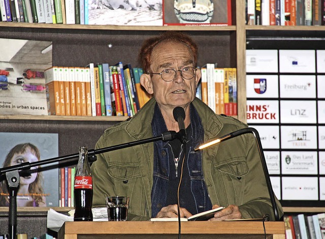 Piet Klocke bei der Erffnungslesung  | Foto: Franz