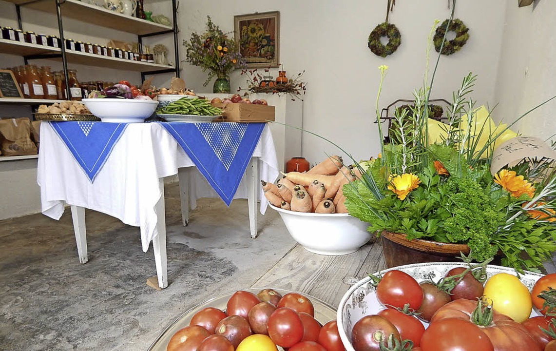 Gesund und hbsch anzuschauen: Ein Blick in das Selbstbedienungsgeschft   | Foto: Claudia Gempp